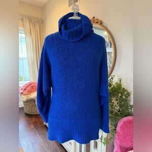 Electric blue sweater size medium